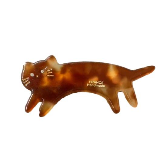 Haarspange Kraftvolle Rutschfeste Haarspange Dreidimensionale Katzenform Acetat Haarspange Haarstyling-Werkzeug Seitenpony Haaraccessoire