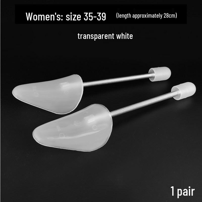 Adjustable Plastic Shoe Trees for Men & Women - Anti-Wrinkle, Non-Deforming, Telescopic Shoe Expanders