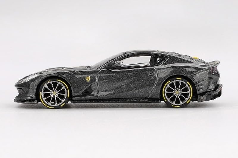 Sunrich BBR Scale Ferrari 812 Competition Giallo Competizione Finished Product BBRFER64009 1/64
