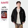 Baleno Men's Waffle Knit Fleece-Lined Hooded Jacket