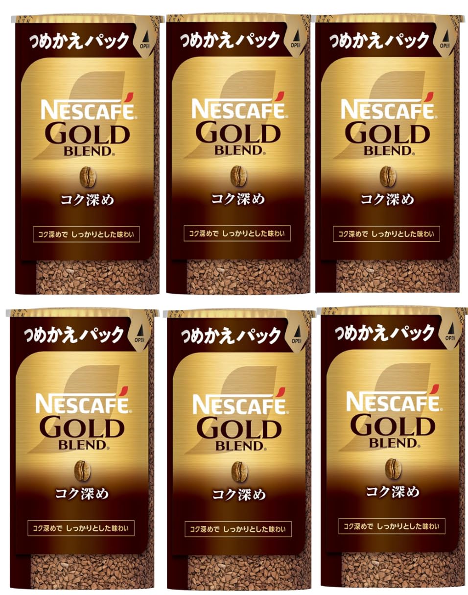 

Набор Nescafe Gold Blend Rich Eco System Pack 95 г x 6 бутылок Regular Soluble Refillable [Эксклюзивно на Amazon] [Цена 6] & (95 чашек), Кофе,