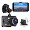 HD Dual Camera Car Recorder with 4-inch Touch Screen and Reversing Image