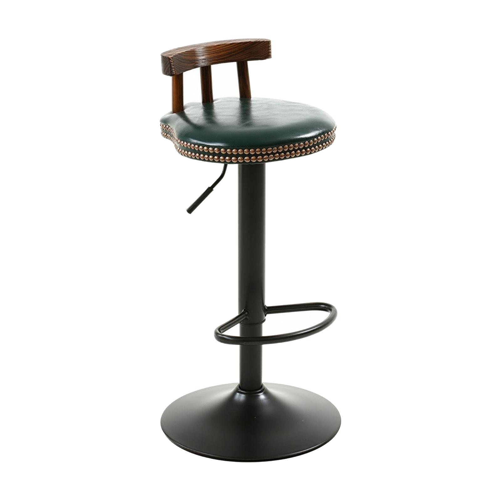 Vintage Style Bar Stool with Ergonomic