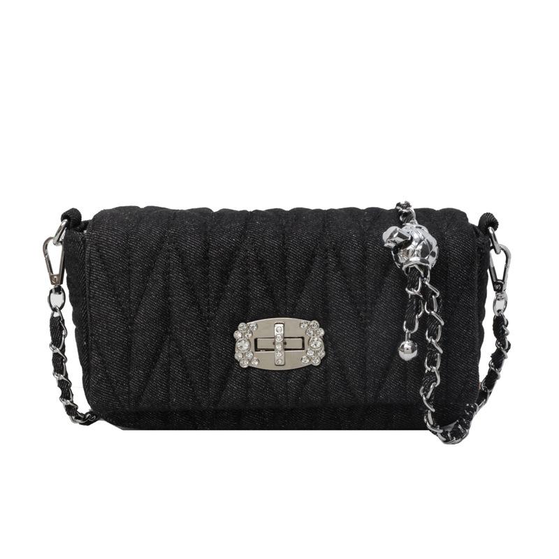 Bag Women's New Versatile Chain Crossbody Bag One Shoulder Small Square Bag