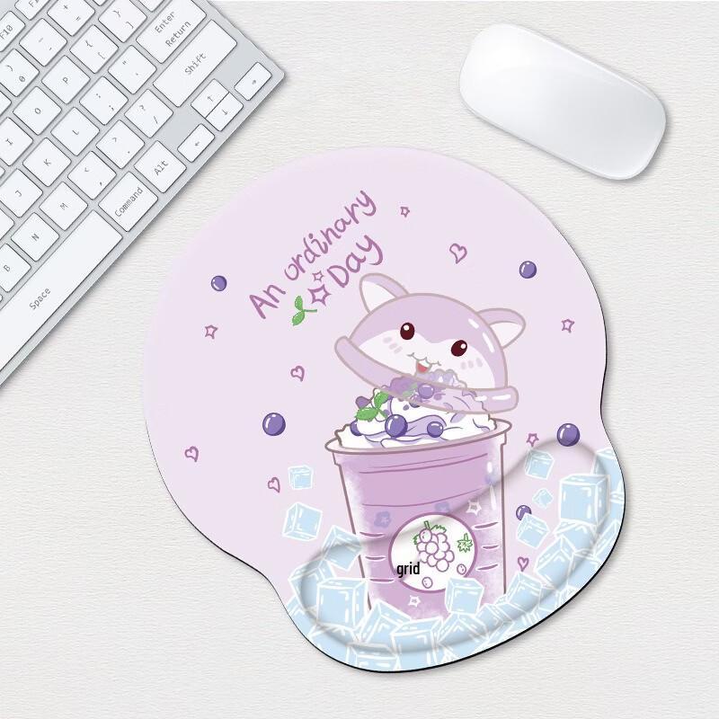 Fumede Silicone Wrist Rest Mouse Pad (2-Pack)