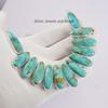 Natural Arizona Turquoise Necklace, Statement Fancy Necklace, 925 Sterling Silver Necklace, Turquoise Wedding Necklace