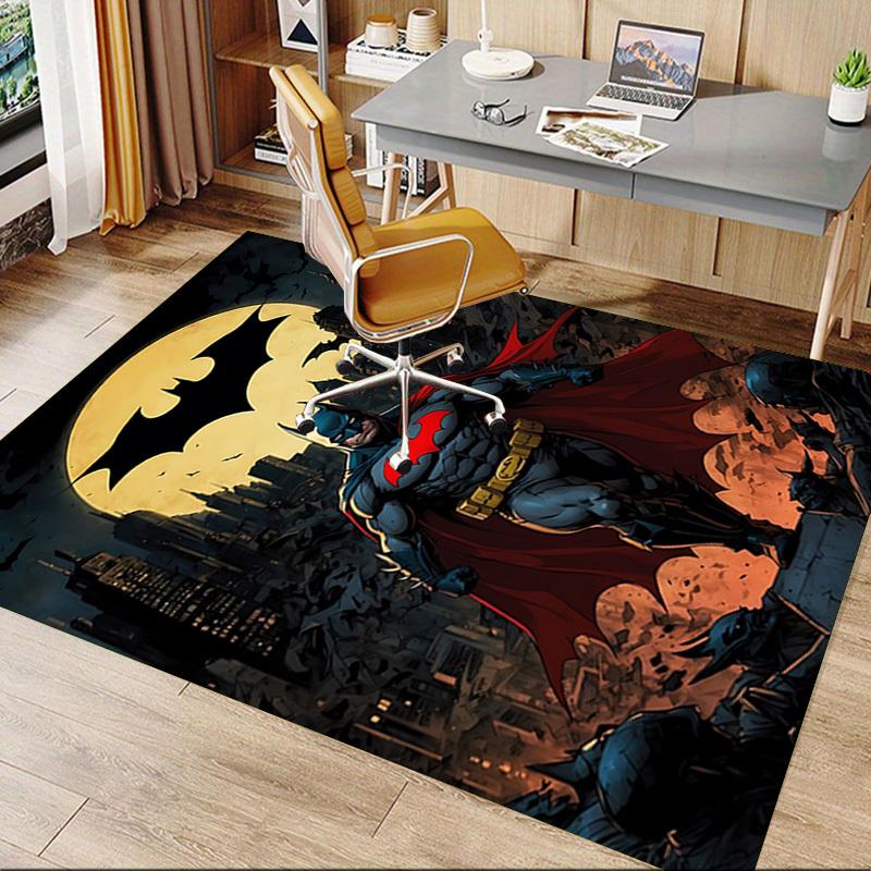 1pc Batman, Gotham Carpet, for Home & Office Decor, Desk Chair Carpet, Festive Gift,Conference Room CarpetL1095