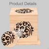 Incense Burner Case Hollow Decorative Gifts Holder Collection for Tea House Office Living