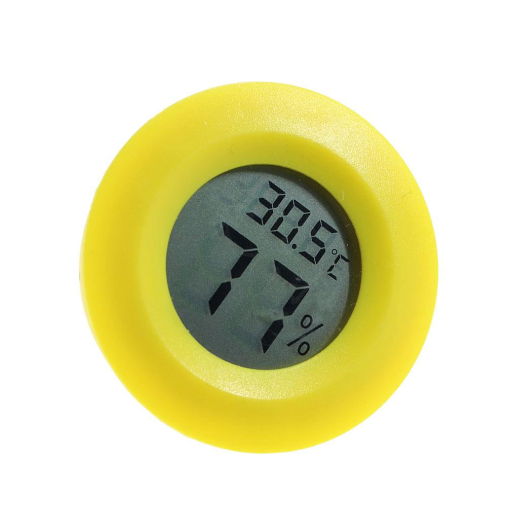 Round Thermometer Wireless Electronic Weather Station Digital Hygrometer Battery Operated Outdoor Temperature