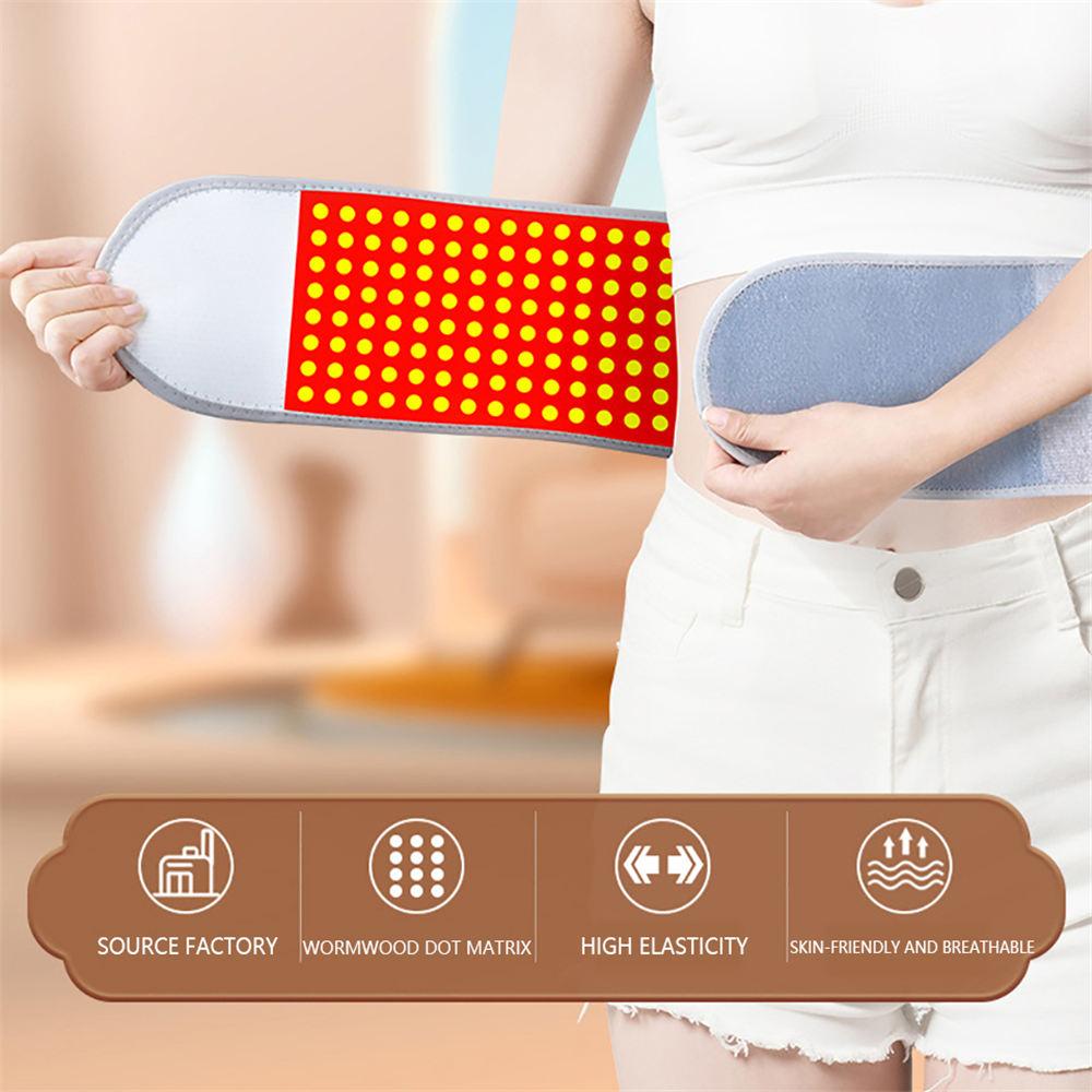 1Pcs Wormwood Heating Waist Protector Winter Elasticity Warming Waist Anti-Cold Warm Belly Lumbar Acupuncture Waist Protector Unisex
