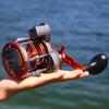 Fishing Reel Trolling Reels with Depth Counter Left/Right Hand Round Drum Wheel Drag Powerful
