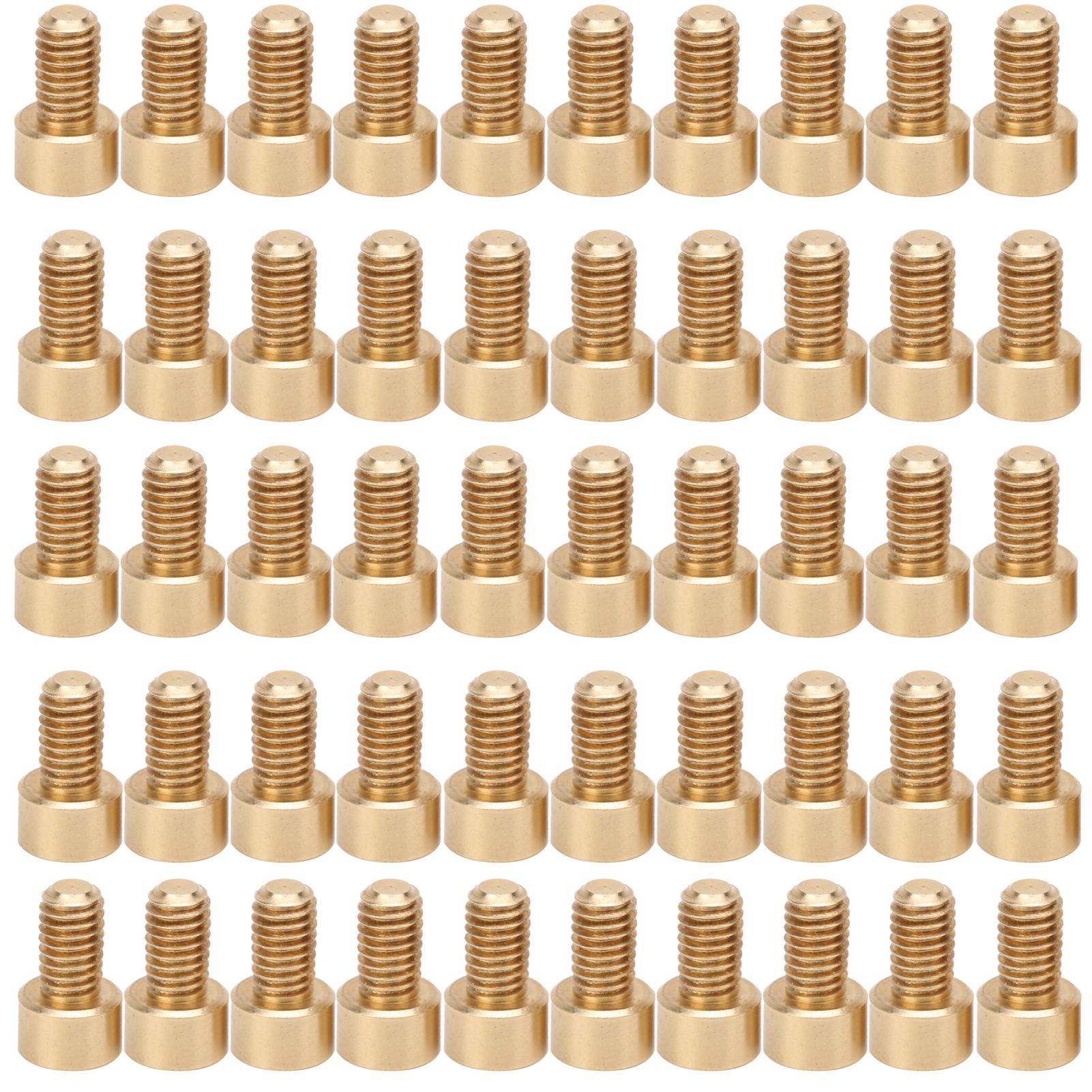 

50 шт. Винт с шестигранной головкой и внутренним шестигранником Медный крепеж Аппаратные инструменты Промышленные товары M6M6x10мм