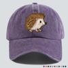 Cute Hedgehog Print Baseball Cap, Simple and Fashionable Headwear, Personalized and Versatile, Unisex