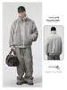2025 Autumn/Winter Men's Double-Sided Hooded Cotton Jacket - Casual Fashion Workwear Outerwear