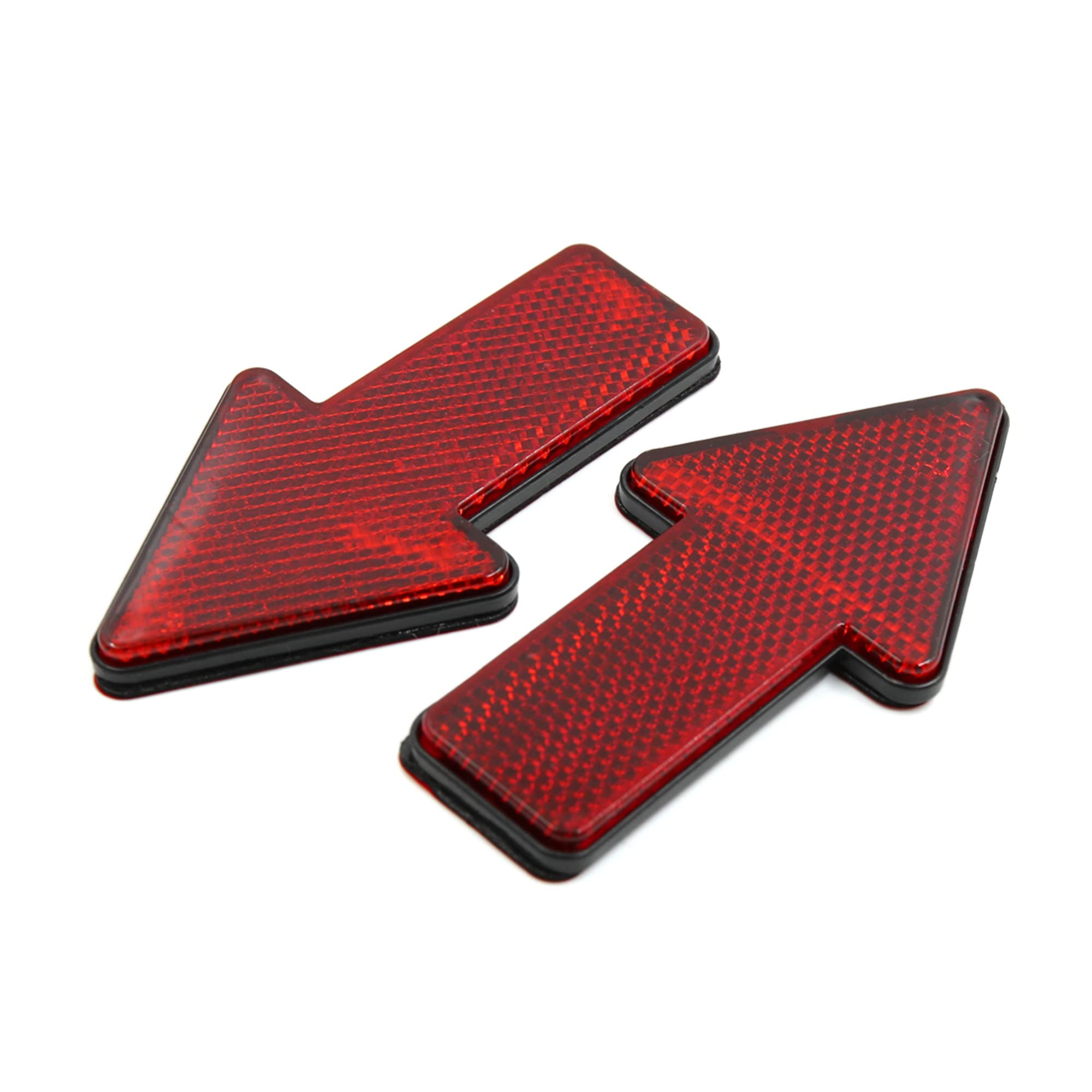

uxcell Plastic Arrow Shape Car Reflector Car Sticker Red Color 2pcs красный