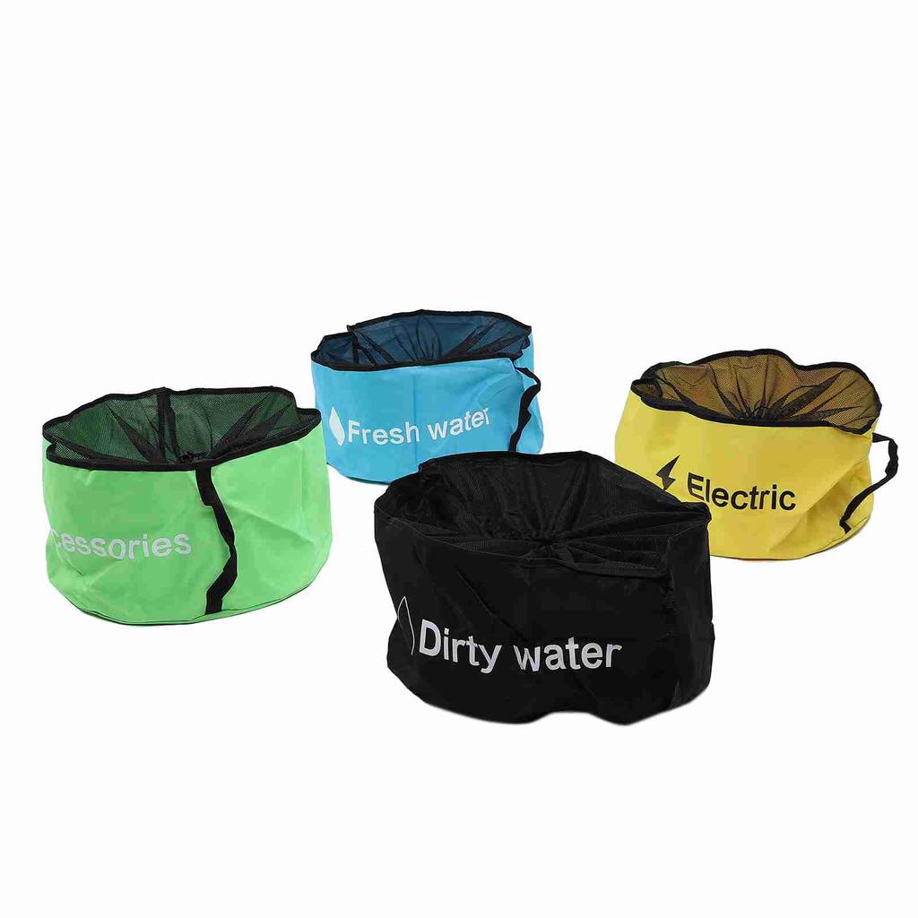 4 Pcs RV Hose Storage Bag 600D Oxford Cloth Water Proof Breathable Electrical Cord Sewer Hose RV