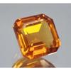 12-14 Ct Natural Orangish Yellow Citrine Asscher Cut Stunning Gemstone