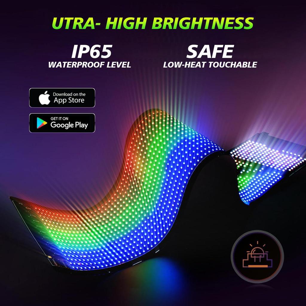 2064 LED Flex Screen & 1696 LED Flex Screen