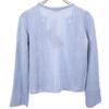 Unused NARACAMICIE Long Sleeve Cotton Knit Cardigan 1 Light Blue Women Used