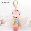 France Paris Cute Macaroon Effiel Tower Macarons Colorful Bag Pendant Car Charm Key Holder Bag Charm