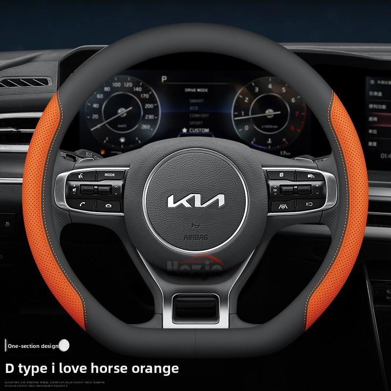 Kožený potah na volant pro auto Kia Niro Sorento Picanto Seltos Carnival K5 Ceed K4 K3 Xceed Sportage 2015 - 2023 2024 2025