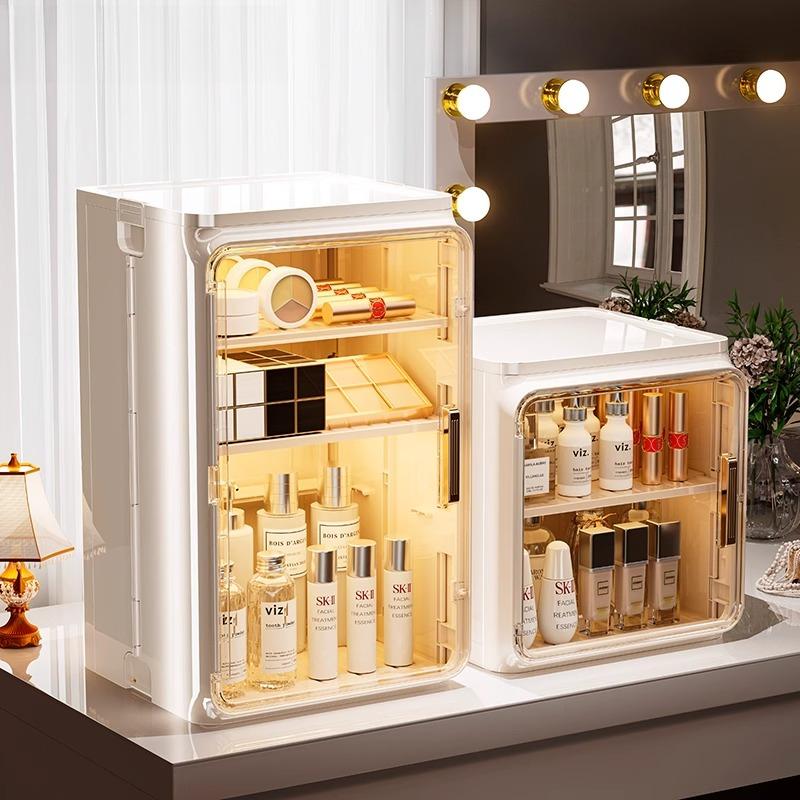 Cosmetic Storage Box Desk Lipstick Powder Dust-proof Storage Rack Large Capacity Perfume Skin Care Dressing Table Organizer Box