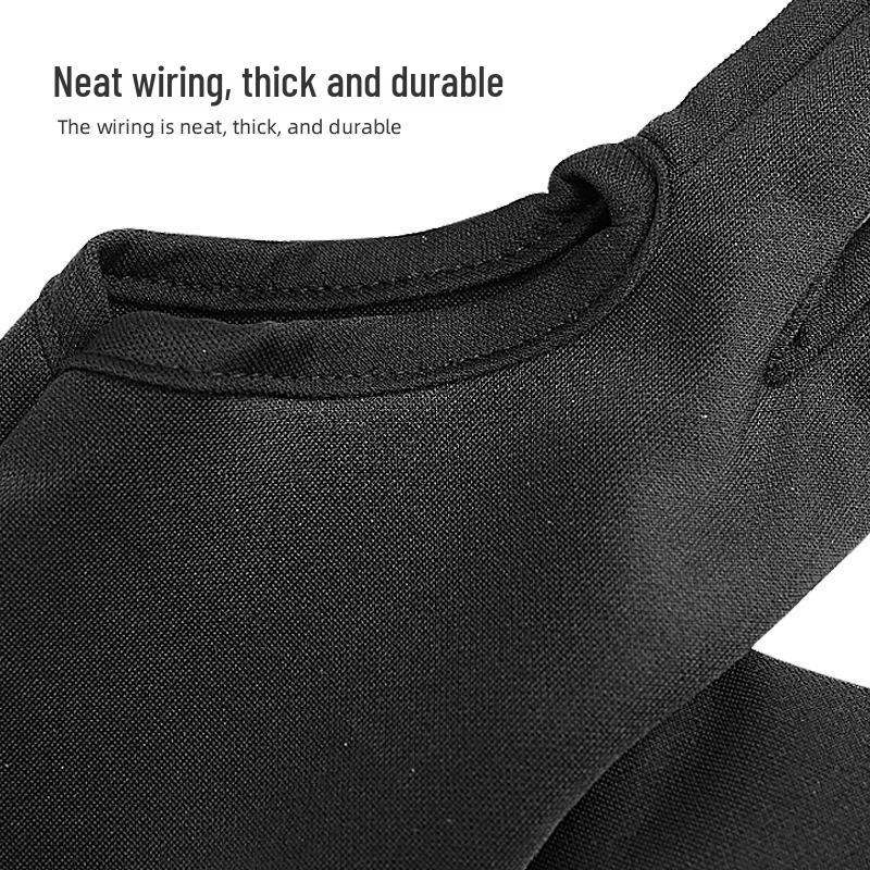 Heat-Resistant Three-Finger Hairdressing Gloves for Curling & Straightening