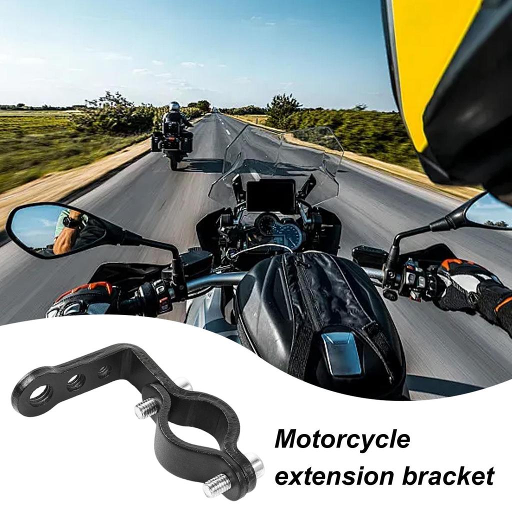 Motorcycle Mirror Extenders Motorcycle Handlebar Extension Motorbike Phone Mount For Headlight Phone Navigation Scooter Dirt