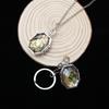 Harry Potter Slytherin Pendant Necklace With Box Keychain For Harry Potter Fans