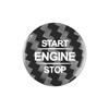 Hard Carbon Fiber Engine Switch Sticker Decoration For Benz A CLA GLA +