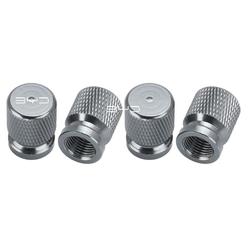 

4Pcs Car Wheel Tire Valve Caps Tyre Stem Covers for BYD Song Plus Atto 3 Han EV Tang DM Qin Seal Dolphin Car Accessories