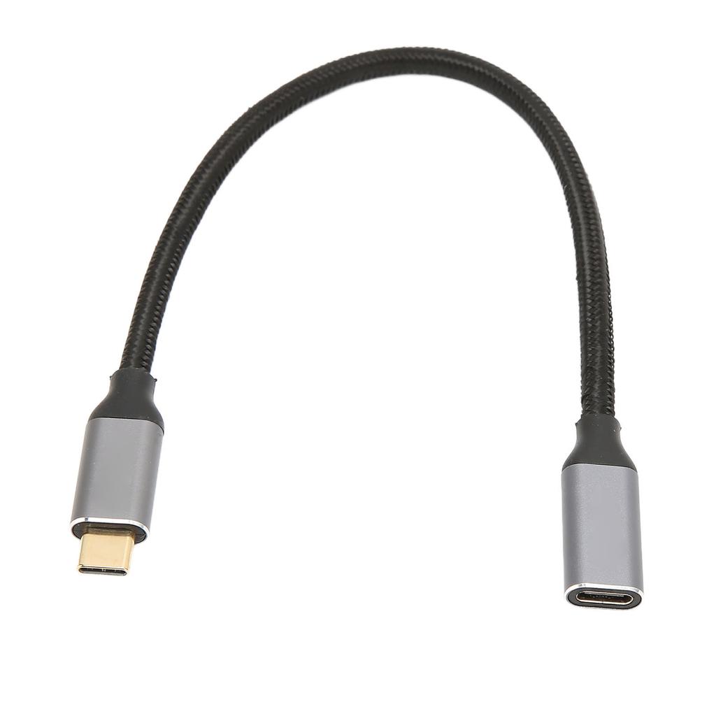 USB C Extension Cable 10Gbps Data Sync 100W Power Delivery 4K 60Hz Video Output USB C Cable with E Marker Chip