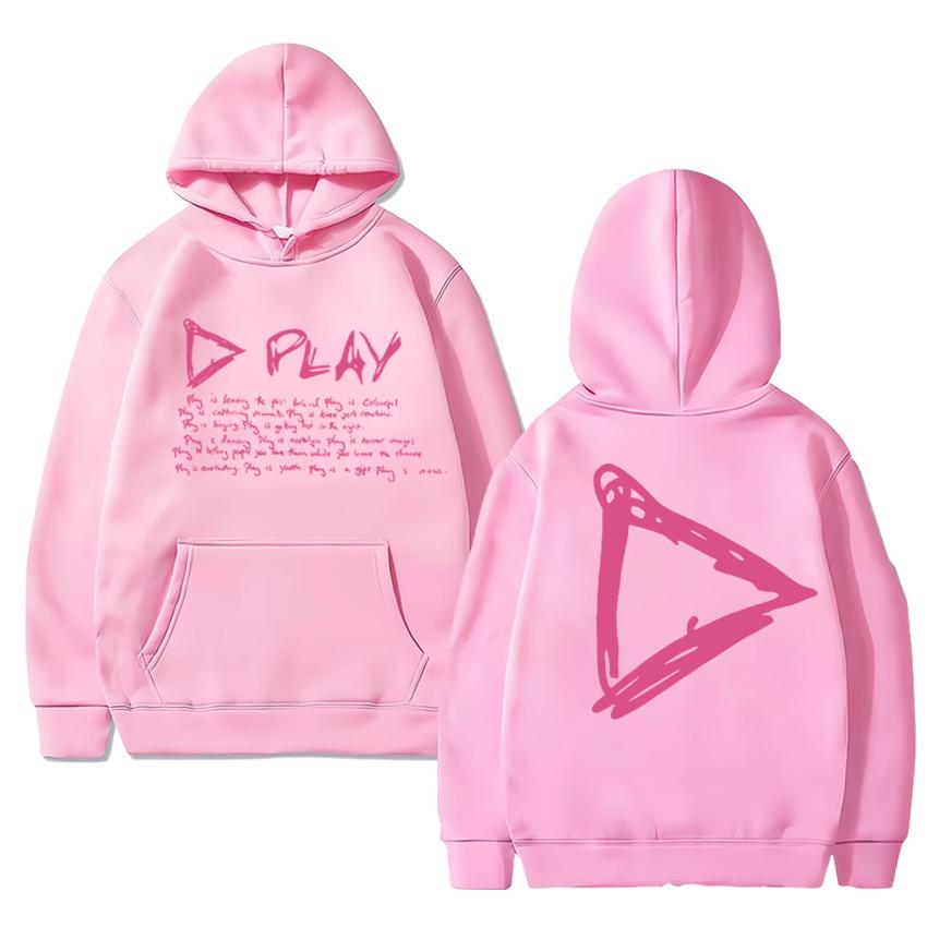 Hot Singer Ed Sheeran Play Tour 2025 Double Sided Printed Hoodie Men Women Fashion Sweatshirt Unisex Fleece Long Sleeve Pullover