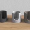 Aromatherapy Candle Heating Bracket Silicone Molds Candlesticks Resin Molds Cup Heating Support Molds Concrete Moulds