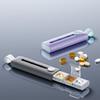 Portable 3 Grids Medicine Box Moisture-Proof BPA-Free Pill Dispenser Pill Container Travel