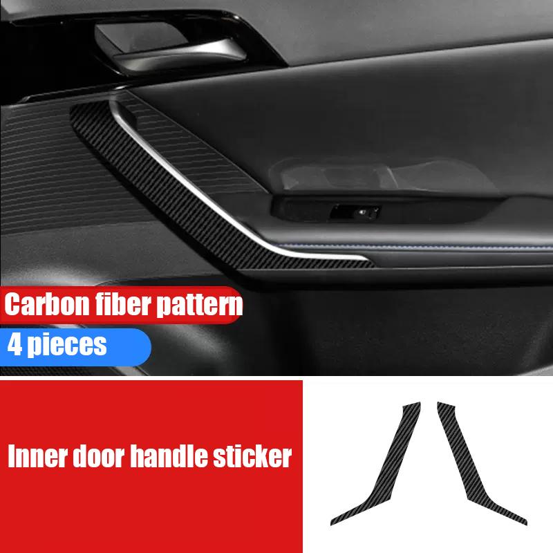 Car interior gear shift panel decorative sticker Car interior decorative sticker For MG 4 MG4 EV Mulan 2022 2023 2024 UU333