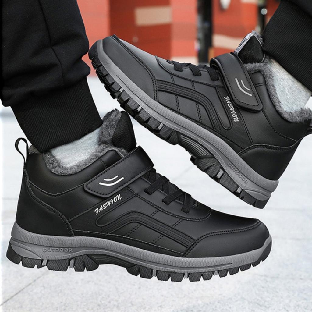 Cotton Shoes, Women's Shoes, Plush, Thickened, Hiking Shoes, Snow Boots, Low Cut, Women's Boots