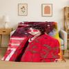 Kpop Hyunjin Stray Kids Musik Flanelldecke Weich Warm Überwurfdecke für Schlafzimmer Wohnzimmer Bett Reise Camping Picknick Geschenk