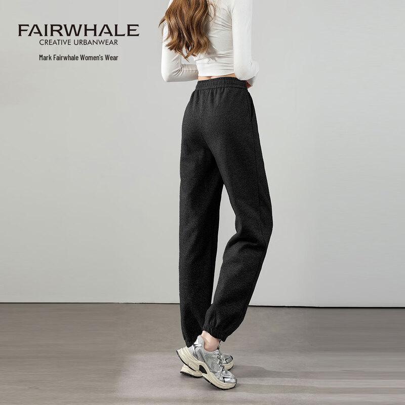 Mark Fairwhale Women's High-Waist Drawstring Cuffed Sweatpants