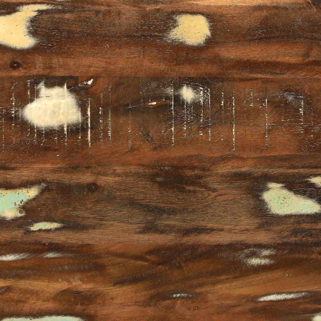 TV Cabinet Multicolored 80 X 32 X 36 Cm Solid Reclaimed Wood