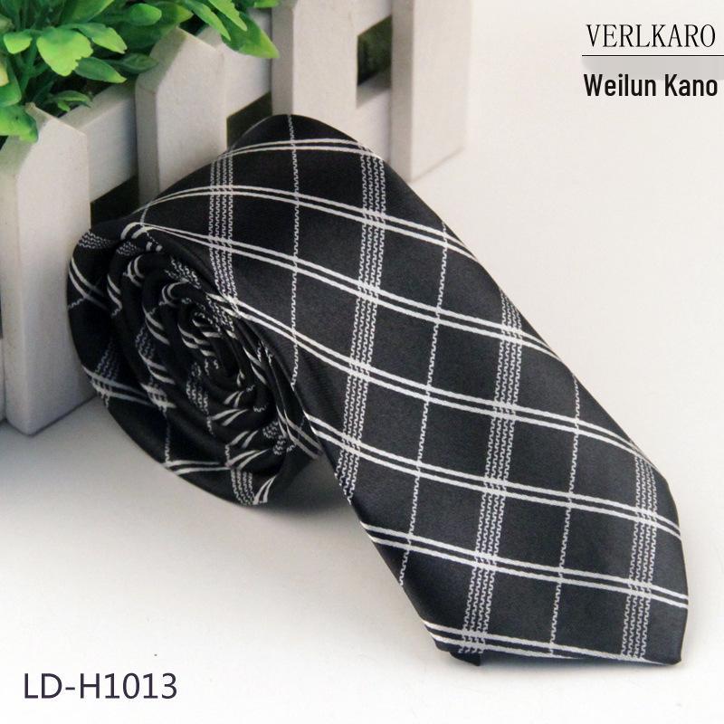 Multi-Color Student 5cm Narrow British Casual Polyester Silk Printed Tie