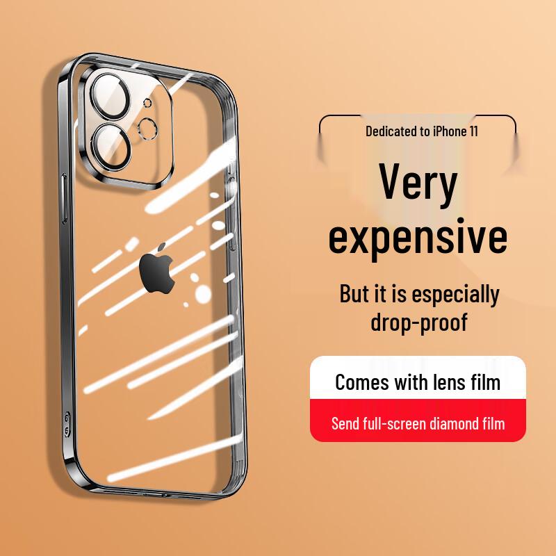 

Naixiaoya Ultra-Thin Shockproof Full Lens iPhone Case iPhone 11 (6.1-inch)