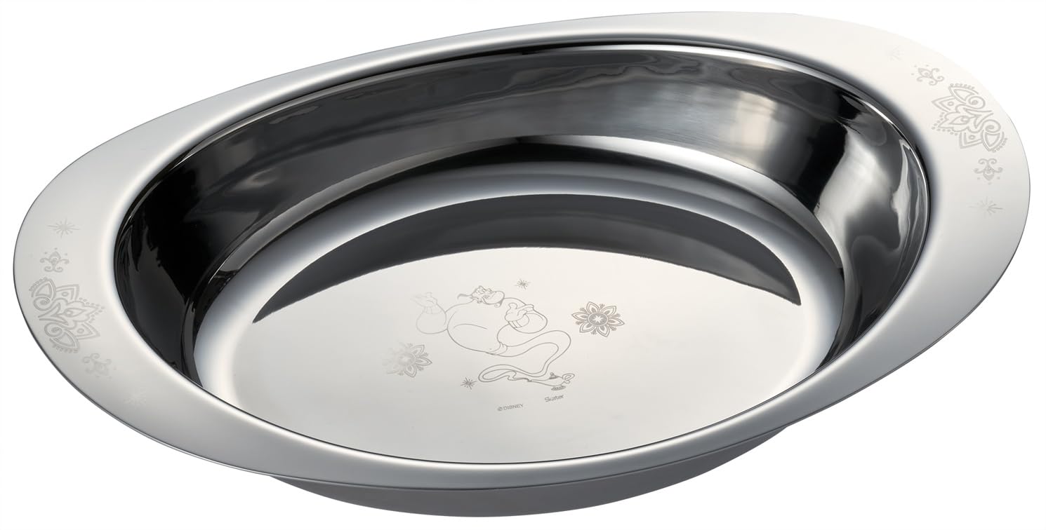 

Skater Stainless Steel Curry Dishwasher Disney Aladdin Genie for Curry (DSCY1-A) Plate, Safe, Design,