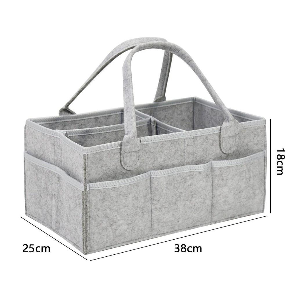 Kaiguang Felt Fabric Diaper Storage Basket for Moms