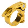 34.9mm Durable Bicycle Quick Release Seatposts Clamp Aluminum Alloy Seat Tube ClampGolden