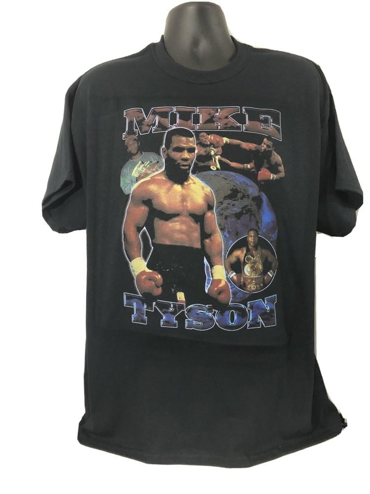 Mike Tyson Bootleg Style T Shirt Size L Iron Mike Heavy Weight Champion Unisex T-Shirt L