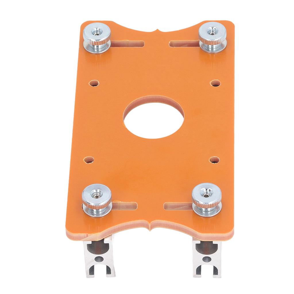 Wood Router Table Insert Plate High Accuracy Router Slotting Positioning Bracket Plate for 65mm
