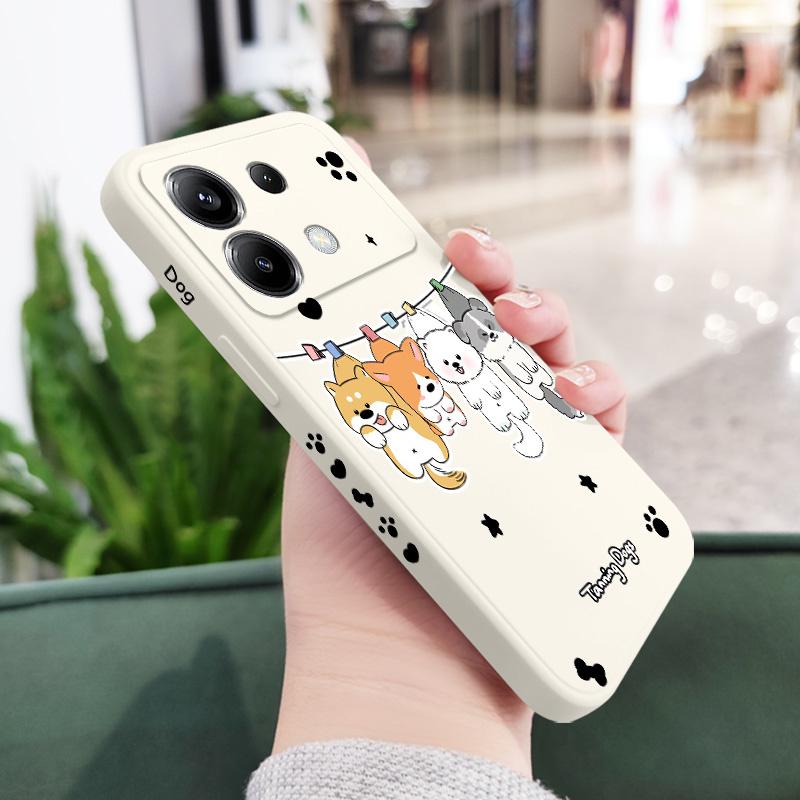 

Hanger Dog Phone Case For Xiaomi Poco F7 X7 X6 F6 M6 M5 M5S F5 X5 F4 X4 M4 F3 M3 X3 Pro Ultra 4G 5G GT Silicone Cover Poco X7 Pro