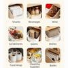 2pcs Anti-slip Under Sink Organizer Space Saving Snack Seasoning Basket Curved Storage Box  Bathroom