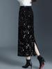 Sequined High-Waisted Slit Pencil Skirt - Winter 2025 Collection